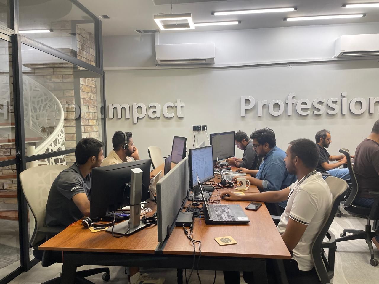 Our back office in Pakistan